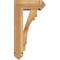 Ekena Millwork Merced Arts and Crafts Rough Sawn Bracket w/ Offset Brace, Western Red Cedar, 6"W x 14"D x 26"H BKT0604X14X26MRC03RWR - alternate 4